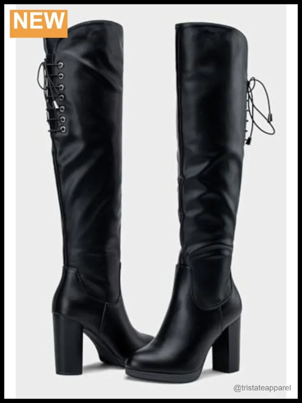 Suede Thigh High Over the Knee Chunky Platform Boots